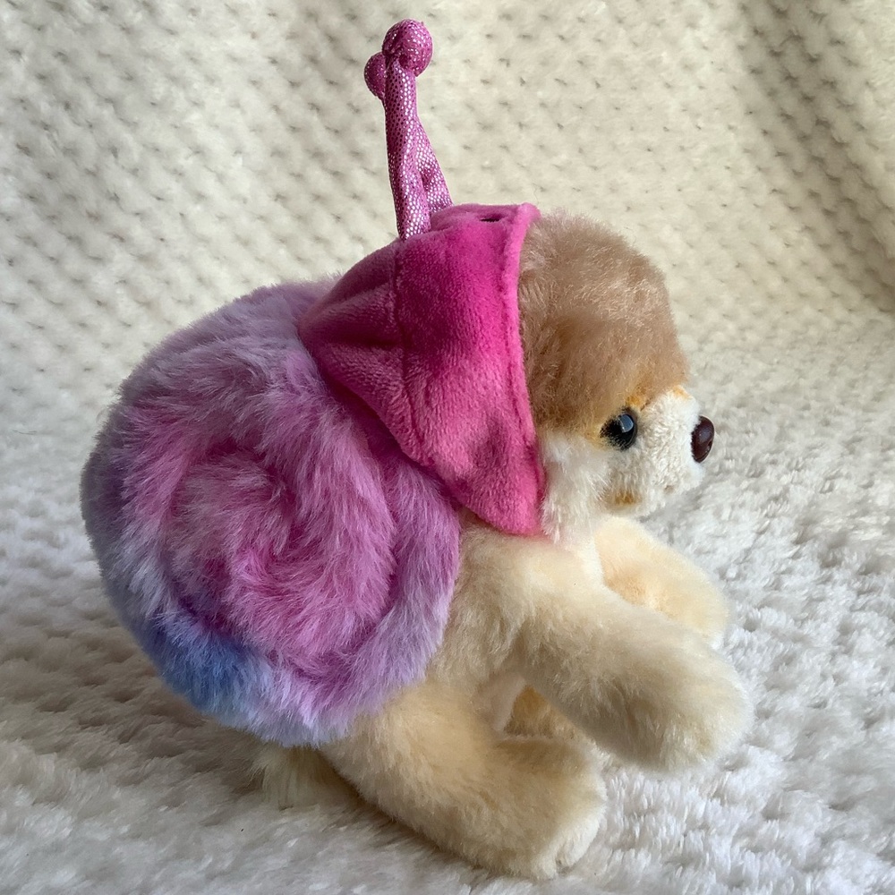 GUND Itty Bitty Boo Dog Snail Spin Master Plush Stuffed Animal Toy
